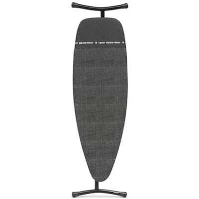 Brabantia Bügelbrett D, 135 x 45 cm – Denim Black 100% Fairtrade-Baumwolle XL Bügelbrett, breite Oberfläche Hitzebeständige Zone für Dampfgeneratoren Faltbarer Bügeltisch mit Sitzmöglichkeit Brabantia Bügelbrett D, 135 x 45 cm – Denim Black 100% Fairtrade-Baumwolle XL Bügelbrett, breite Oberfläche Hitzebeständige Zone für Dampfgeneratoren Faltbarer Bügeltisch mit Sitzmöglichkeit