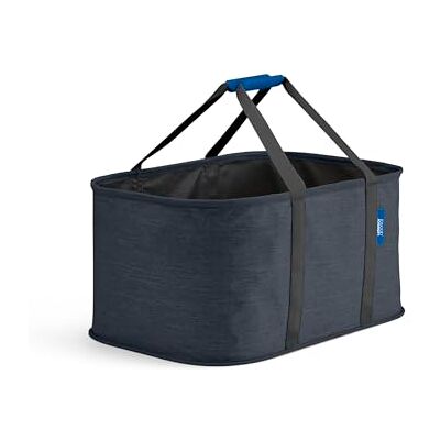 Joseph Joseph Hold-All faltbarer 35L Wäschekorb, Feuchtigkeitsabweisend, Strapazierfähig, Schwarz/Dunkelblau Joseph Joseph Hold-All faltbarer 35L Wäschekorb, Feuchtigkeitsabweisend, Strapazierfähig, Schwarz/Dunkelblau