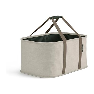 Joseph Joseph Hold-All faltbarer 35L Wäschekorb, Feuchtigkeitsabweisend, Strapazierfähig, Beige Joseph Joseph Hold-All faltbarer 35L Wäschekorb, Feuchtigkeitsabweisend, Strapazierfähig, Beige