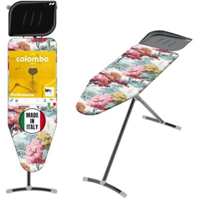 Colombo Bügelbrett 120 x 44 cm mit Heizkesselhalter Bügelbrett, klappbar, Höhe verstellbar, max. 95 cm, einrohrige Beine Ø35 mm, Bezug aus Bio-Baumwolle, hergestellt in Italien Colombo Bügelbrett 120 x 44 cm mit Heizkesselhalter Bügelbrett, klappbar, Höhe verstellbar, max. 95 cm, einrohrige Beine Ø35 mm, Bezug aus Bio-Baumwolle, hergestellt in Italien