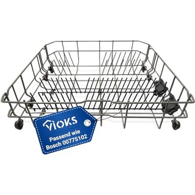 VIOKS Geschirrkorb Unten Spülmaschine Ersatz für Bosch 775102 00775102 Spülmaschinenkorb Korb Unterkorb Ersatzkorb, ersetzt 00686540, Dishwasher Basket, für Geschirrspüler VIOKS Geschirrkorb Unten Spülmaschine Ersatz für Bosch 775102 00775102 Spülmaschinenkorb Korb Unterkorb Ersatzkorb, ersetzt 00686540, Dishwasher Basket, für Geschirrspüler