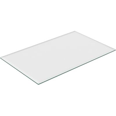 Relaxdays Glasplatte, 100x62 cm, 8mm dick, gehärtetes ESG, eckige Glasscheibe für Tisch, Kamin, Tischplatte, transparent Relaxdays Glasplatte, 100x62 cm, 8mm dick, gehärtetes ESG, eckige Glasscheibe für Tisch, Kamin, Tischplatte, transparent