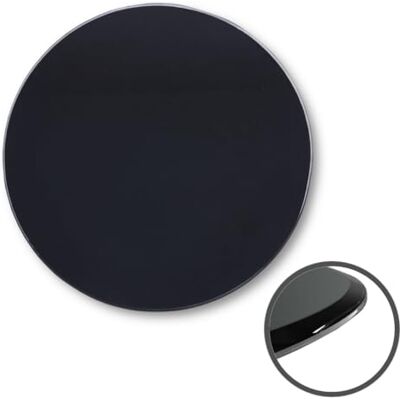 Euro Tische Glasplatte für Kaminofen und Tischplatte in Ø80 cm Facettenschliff, Schutzplatte mit 6mm ESG Sicherheitsglas, Funkenschutzplatte, Glasboden für Kamin (schwarz) Euro Tische Glasplatte für Kaminofen und Tischplatte in Ø80 cm Facettenschliff, Schutzplatte mit 6mm ESG Sicherheitsglas, Funkenschutzplatte, Glasboden für Kamin (schwarz)