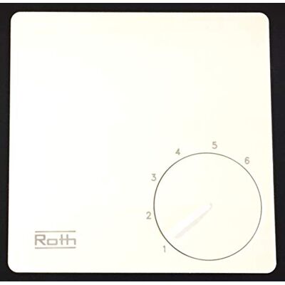 Roth Basicline H 230V, Raumthermostat, Raumregler, 1135007402 Roth Basicline H 230V, Raumthermostat, Raumregler, 1135007402