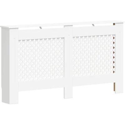 vidaXL Weiße MDF Heizkörperabdeckung - Modernes Design vidaXL Weiße MDF Heizkörperabdeckung - Modernes Design
