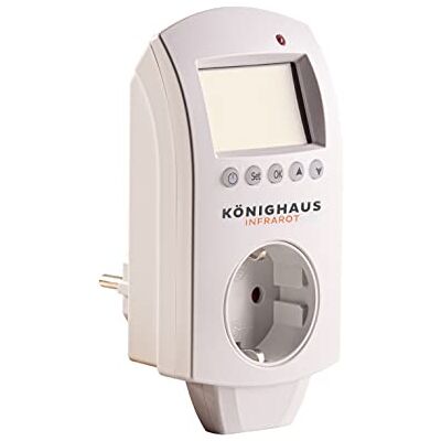 Könighaus Thermostat – 7-Tage-Programmierung – Fenster-offen-Erkennung – Temperatur Kontrolle und Bedienung einfache Steuerung für Heizung Könighaus Thermostat – 7-Tage-Programmierung – Fenster-offen-Erkennung – Temperatur Kontrolle und Bedienung einfache Steuerung für Heizung