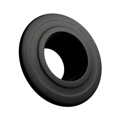FIREFIX R80/WR Pelletofenrohr, 80 mm, schwarz, Rosette mit Wandfutter FIREFIX R80/WR Pelletofenrohr, 80 mm, schwarz, Rosette mit Wandfutter