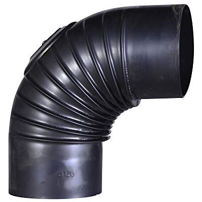 FIREFIX O120/BT Blauglanzblech Bogen 90°, starr, mit Reinigungstür, ø 120 mm Ofenrohre aus Stahlblech, 0,6 mm stark, gebläut, innenliegend gemufft, Längen lasergeschweißt FIREFIX O120/BT Blauglanzblech Bogen 90°, starr, mit Reinigungstür, ø 120 mm Ofenrohre aus Stahlblech, 0,6 mm stark, gebläut, innenliegend gemufft, Längen lasergeschweißt