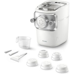 Philips Nudelmaschine Serie 7000 ProExtrude-Technologie, Vollautomatisch, Perfekte Mischtechnologie, 6 Formscheiben, Weiß (HR2660/00) Philips Nudelmaschine Serie 7000 ProExtrude-Technologie, Vollautomatisch, Perfekte Mischtechnologie, 6 Formscheiben, Weiß (HR2660/00)