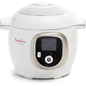 Moulinex Cookeo Multicuiseur intelligent, Capacité 6 L, Haute pression, Ecran intuitif, Guide de cuisson pas à pas, Couvercle de conservation, Application dédiée, 150 recettes, Blanc CE85CA10 Moulinex Cookeo Multicuiseur intelligent, Capacité 6 L, Haute pression, Ecran intuitif, Guide de cuisson pas à pas, Couvercle de conservation, Application dédiée, 150 recettes, Blanc CE85CA10