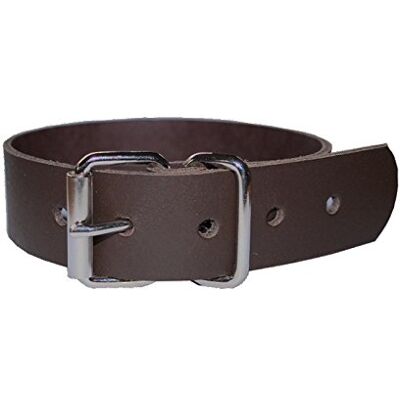 Lederriemen.com Leder Befestigungsriemen mit Rollschnalle, Fixierriemen, Lederriemen, Schnalle, Farbe:dunkelbraun, Größe:2cm breit x 100cm lang Lederriemen.com Leder Befestigungsriemen mit Rollschnalle, Fixierriemen, Lederriemen, Schnalle, Farbe:dunkelbraun, Größe:2cm breit x 100cm lang