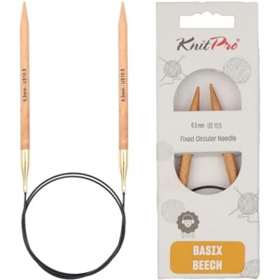 KnitPro Basix Beech Rundnadeln 40" (100cm) 6.5mm KnitPro Basix Beech Rundnadeln 40" (100cm) 6.5mm