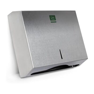 Floordirekt Papierspender aus Edelstahl für 250 bis 400 Papierhandtücher abschließbar mit 2 Schlüsseln Handtuchspender inklusive Montagematerial Falttuchspender Papiertuchspender C/V-Falz Floordirekt Papierspender aus Edelstahl für 250 bis 400 Papierhandtücher abschließbar mit 2 Schlüsseln Handtuchspender inklusive Montagematerial Falttuchspender Papiertuchspender C/V-Falz