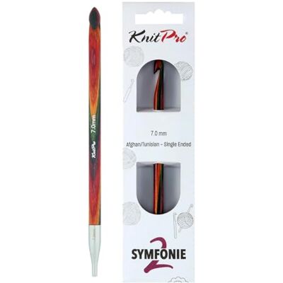 KnitPro Symfonie 2 afghanische/tunesische Häkelnadel, 7 mm KnitPro Symfonie 2 afghanische/tunesische Häkelnadel, 7 mm