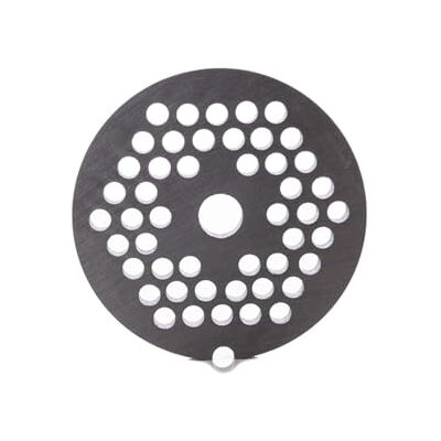 Porkert Lochscheibe Größe 22/6 mm aus Kohlenstoffstahl, Zubehör für manuellen Fleischwolf Größe 22, kompatibel ausschließlich mit Fleischwölfen Porkert Lochscheibe Größe 22/6 mm aus Kohlenstoffstahl, Zubehör für manuellen Fleischwolf Größe 22, kompatibel ausschließlich mit Fleischwölfen