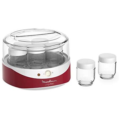Moulinex Joghurtbereiter Yogurteo YG2295 7 Gläser je 160ml Ein-/Ausschalter Temperaturleuchte Leichte Verwendung Gesund Umweltschonend Spülmaschinengeeignete Teile Moulinex Joghurtbereiter Yogurteo YG2295 7 Gläser je 160ml Ein-/Ausschalter Temperaturleuchte Leichte Verwendung Gesund Umweltschonend Spülmaschinengeeignete Teile