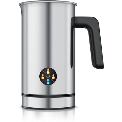 Arendo 4 in 1 Edelstahl Milchaufschäumer elektrisch – Doppelwandgehäuse – 4 Programme heiss und kalt aufschäumen – cremiger und fester Schaum – automatischer Milk Frother Arendo 4 in 1 Edelstahl Milchaufschäumer elektrisch – Doppelwandgehäuse – 4 Programme heiss und kalt aufschäumen – cremiger und fester Schaum – automatischer Milk Frother
