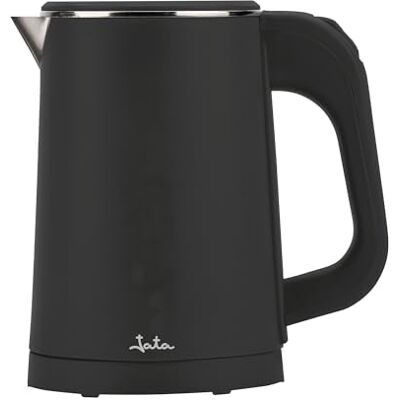 Jata JEHA5506 Elektrischer Wasserkocher, 0,8 l, BPA-frei, 800 W, kabellos mit 360-Grad-Basis, Kalkfilter, Edelstahl 304, automatische Abschaltung und Überhitzungsschutz Jata JEHA5506 Elektrischer Wasserkocher, 0,8 l, BPA-frei, 800 W, kabellos mit 360-Grad-Basis, Kalkfilter, Edelstahl 304, automatische Abschaltung und Überhitzungsschutz