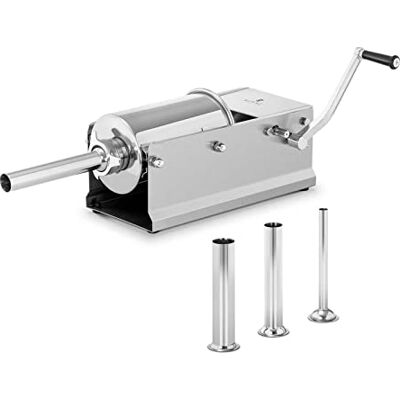 Royal Catering RC-SFV3L Wurstfüller horizontal Wurstfüllmaschine Wurstspritze Wurstpresse Edelstahl 3 L Royal Catering RC-SFV3L Wurstfüller horizontal Wurstfüllmaschine Wurstspritze Wurstpresse Edelstahl 3 L