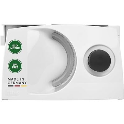 Ritter markant 01 Klappbarer elektrischer Allesschneider & Brotschneidemaschine mit ECO-Motor, Made in Germany Ritter markant 01 Klappbarer elektrischer Allesschneider & Brotschneidemaschine mit ECO-Motor, Made in Germany