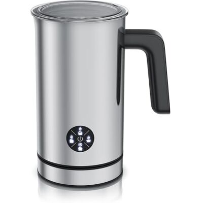 Arendo Milchaufschäumer elektrisch 4 in 1 – Doppelwandgehäuse – 4 Programme heiss und kalt aufschäumen – cremiger und fester Schaum – 150-300 ml – Antihaftbeschichtung – Cappuccino Latte Macciat Arendo Milchaufschäumer elektrisch 4 in 1 – Doppelwandgehäuse – 4 Programme heiss und kalt aufschäumen – cremiger und fester Schaum – 150-300 ml – Antihaftbeschichtung – Cappuccino Latte Macciat