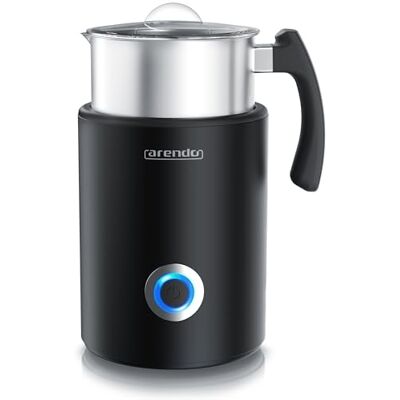 Arendo Milchaufschäumer Induktion elektrisch 500 W – 3 Programme – heiß und kalt aufschäumen – 250 ml Aufschäumen – 500 ml Erhitzen – Antihaftbeschichtung – Cappucino/Latte Macciato Arendo Milchaufschäumer Induktion elektrisch 500 W – 3 Programme – heiß und kalt aufschäumen – 250 ml Aufschäumen – 500 ml Erhitzen – Antihaftbeschichtung – Cappucino/Latte Macciato