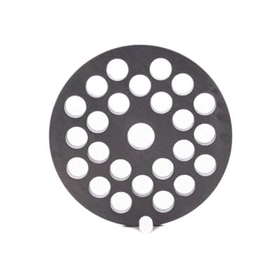 Porkert Lochscheibe Größe 10/8 mm aus Kohlenstoffstahl, Zubehör für manuellen Fleischwolf Größe 10, kompatibel ausschließlich mit Fleischwölfen Porkert Lochscheibe Größe 10/8 mm aus Kohlenstoffstahl, Zubehör für manuellen Fleischwolf Größe 10, kompatibel ausschließlich mit Fleischwölfen