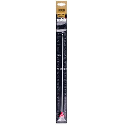 Addi Häkelnadel Tunisien, Metall, grau, 3,5 mm Addi Häkelnadel Tunisien, Metall, grau, 3,5 mm