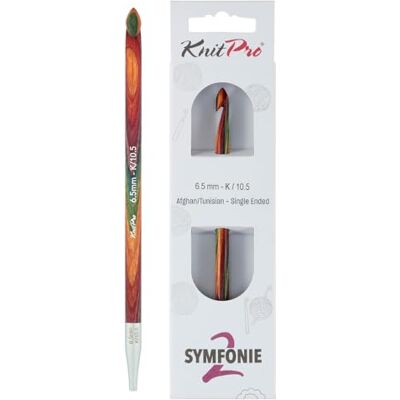 KnitPro Symfonie 2 afghanische/tunesische Häkelnadel, 6,5 mm KnitPro Symfonie 2 afghanische/tunesische Häkelnadel, 6,5 mm