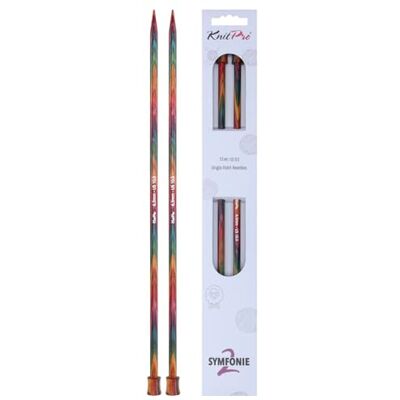 KnitPro Symfonie Nadeln mit einer Spitze, 30 cm, 6,5 mm, 2 Stück KnitPro Symfonie Nadeln mit einer Spitze, 30 cm, 6,5 mm, 2 Stück