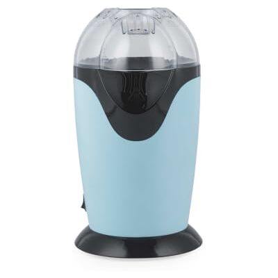 GILES & POSNER Sorbet Heißluft-Popcornmaschine, 1200 W, Mattblau Popcorn ohne Öl, in unter 3 Min., Messbecher inklusive, direkter Ausguss, rutschfeste Füße, kompaktes Retro-Design GILES & POSNER Sorbet Heißluft-Popcornmaschine, 1200 W, Mattblau Popcorn ohne Öl, in unter 3 Min., Messbecher inklusive, direkter Ausguss, rutschfeste Füße, kompaktes Retro-Design