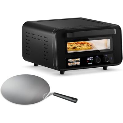 Princess Pizzaofen Pro Max, 15L, 400°C, Digitales Bedienfeld, 2100W, Pizzastein & Schaufel, Ober-/Unterhitze, Timer, Kühle Tür, Kompakt & Tragbar, Für Innen-/Außenbereich, 112780 Princess Pizzaofen Pro Max, 15L, 400°C, Digitales Bedienfeld, 2100W, Pizzastein & Schaufel, Ober-/Unterhitze, Timer, Kühle Tür, Kompakt & Tragbar, Für Innen-/Außenbereich, 112780