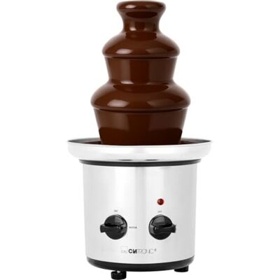 Clatronic ® Schokobrunnen mit exzellentem Schokofluss für Früchte und Gebäck I leicht zu reinigen Schokoladenbrunnen Schokobrunnen mit Schmelzfunktion I Schokoladenbrunnen klein I SKB 3248 Clatronic ® Schokobrunnen mit exzellentem Schokofluss für Früchte und Gebäck I leicht zu reinigen Schokoladenbrunnen Schokobrunnen mit Schmelzfunktion I Schokoladenbrunnen klein I SKB 3248
