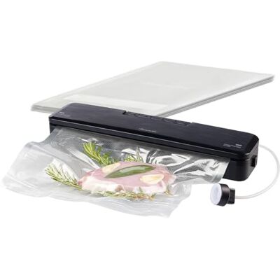 Rosenstein & Söhne Vakuumiergerät: 2in1-Vakuumierer für Folien bis 30 cm und Dosen, 70 kPa, 180 W (Vakumiergerät, Vakuum-Folienschweissgeräte, frei) Rosenstein & Söhne Vakuumiergerät: 2in1-Vakuumierer für Folien bis 30 cm und Dosen, 70 kPa, 180 W (Vakumiergerät, Vakuum-Folienschweissgeräte, frei)