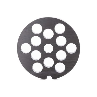 Porkert Lochscheibe Größe 8/10 mm aus Kohlenstoffstahl, Zubehör für manuellen Fleischwolf Größe 8, kompatibel ausschließlich mit Fleischwölfen Porkert Lochscheibe Größe 8/10 mm aus Kohlenstoffstahl, Zubehör für manuellen Fleischwolf Größe 8, kompatibel ausschließlich mit Fleischwölfen