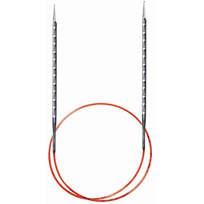 Addi 63425 Novel Rundstricknadeln, quadratisch, 100 cm x 2,5 mm, Metall, rot, 100cm 2.5mm Addi 63425 Novel Rundstricknadeln, quadratisch, 100 cm x 2,5 mm, Metall, rot, 100cm 2.5mm