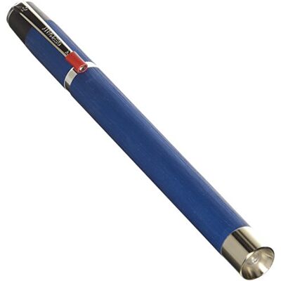 GIMA Professionelle Stiftleuchte Argenta, deutsche Qualität, LED, Diagnostikleuchte, aus eloxiertem Aluminium, Blau, Ein/Aus-Schalten durch Taschenclip GIMA Professionelle Stiftleuchte Argenta, deutsche Qualität, LED, Diagnostikleuchte, aus eloxiertem Aluminium, Blau, Ein/Aus-Schalten durch Taschenclip
