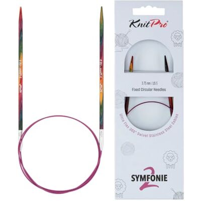 KnitPro Symfonie feste Rundstricknadeln, 60 cm, 3,75 mm, 2 Stück KnitPro Symfonie feste Rundstricknadeln, 60 cm, 3,75 mm, 2 Stück