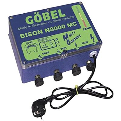Göbel Weidezaungerät Netzgerät Bison M 8000 MC bis 80km Zaunlänge 5,00J 230V Göbel Weidezaungerät Netzgerät Bison M 8000 MC bis 80km Zaunlänge 5,00J 230V