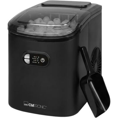 Clatronic ® Eiswürfelmaschine Eiswürfel in 10 Min. 2 Größen EWB 3839 Eiswürfelbereiter inkl. Schaufel 900ml Tank kein Wasseranschluss Selbstreinigung Ice Maker Clatronic ® Eiswürfelmaschine Eiswürfel in 10 Min. 2 Größen EWB 3839 Eiswürfelbereiter inkl. Schaufel 900ml Tank kein Wasseranschluss Selbstreinigung Ice Maker