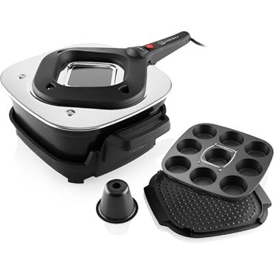 Eta Elektrischer Back- und Grilltopf Pecenka Sweet Family 6 L I Multifunktionskocher zum Kochen, Backen, Schmoren & Überbacken inkl. Backzubehör I Antihaft-Topf I 560 W Eta Elektrischer Back- und Grilltopf Pecenka Sweet Family 6 L I Multifunktionskocher zum Kochen, Backen, Schmoren & Überbacken inkl. Backzubehör I Antihaft-Topf I 560 W