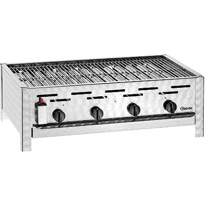 Bartscher Gas Grillplatte - 4 Brenner, Edelstahl, 85x27x56 cm - Gasgrill Bartscher Gas Grillplatte - 4 Brenner, Edelstahl, 85x27x56 cm - Gasgrill