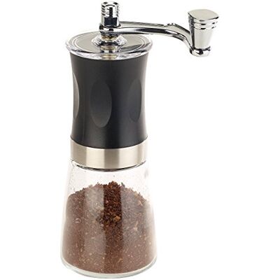 Rosenstein & Söhne Kaffeemühle manuell: Hand-Kaffeemühle mit Keramik-Mahlwerk, stufenlos einstellbar, 19 cm (mit Keramikmahlwerk, Hand Keramikmahlwerk, Gewürz) Rosenstein & Söhne Kaffeemühle manuell: Hand-Kaffeemühle mit Keramik-Mahlwerk, stufenlos einstellbar, 19 cm (mit Keramikmahlwerk, Hand Keramikmahlwerk, Gewürz)