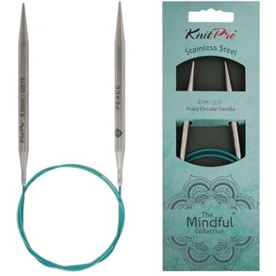 KnitPro 36063 Rundstricknadel Mindful 6,00 mm englisch, Blaugrün, 6 mm, 40 cm KnitPro 36063 Rundstricknadel Mindful 6,00 mm englisch, Blaugrün, 6 mm, 40 cm