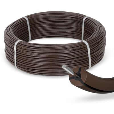 Voss MustangWire Pferdezaun Draht braun 200m Ø6mm MustangWire, hohe Haltbarkeit Voss MustangWire Pferdezaun Draht braun 200m Ø6mm MustangWire, hohe Haltbarkeit