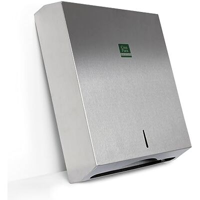 Floordirekt Papierspender aus Edelstahl für 350 bis 550 Papierhandtücher abschließbar mit 2 Schlüsseln Handtuchspender inklusive Montagematerial Falttuchspender Papiertuchspender C/V-Falz Floordirekt Papierspender aus Edelstahl für 350 bis 550 Papierhandtücher abschließbar mit 2 Schlüsseln Handtuchspender inklusive Montagematerial Falttuchspender Papiertuchspender C/V-Falz