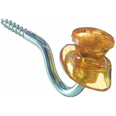 Göbel Weidezaun Schlitzisolator Herkules 6mm Stütze transparent gelb (25er Pack) Göbel Weidezaun Schlitzisolator Herkules 6mm Stütze transparent gelb (25er Pack)