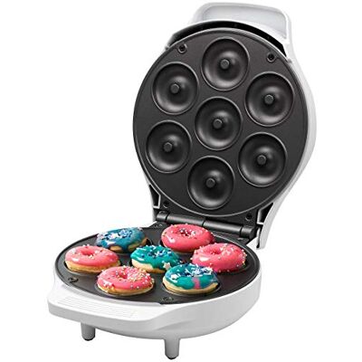 Rosenstein & Söhne Mini Donut Maschine: Mini-Donut-Maker, antihaftbeschichtet, 1.000 Watt (Backautomat, Maschine für Zuhause, Automat) Rosenstein & Söhne Mini Donut Maschine: Mini-Donut-Maker, antihaftbeschichtet, 1.000 Watt (Backautomat, Maschine für Zuhause, Automat)