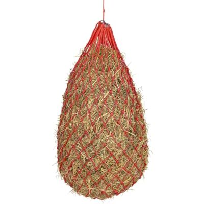 Voss Heunetz, Futtersack, Maschenweite 5x5cm, Heutasche, Futternetz, Heusack, Futtersparnetz, engmaschig, rot Voss Heunetz, Futtersack, Maschenweite 5x5cm, Heutasche, Futternetz, Heusack, Futtersparnetz, engmaschig, rot