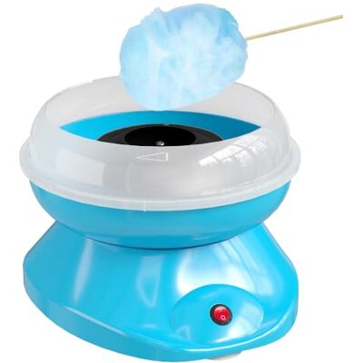 HOMCOM Zuckerwattemaschine für Zuhause mit Stäbchen 550W Höhe 18 cm Blau Cotton Candy Machine, Zuckerwatte Maschine, Messlöffel, für Kinderfest, Geburtstag, Party HOMCOM Zuckerwattemaschine für Zuhause mit Stäbchen 550W Höhe 18 cm Blau Cotton Candy Machine, Zuckerwatte Maschine, Messlöffel, für Kinderfest, Geburtstag, Party